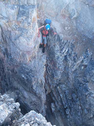 And then into this chimney