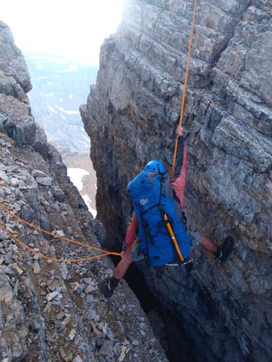 Liam finishing the 2nd notch