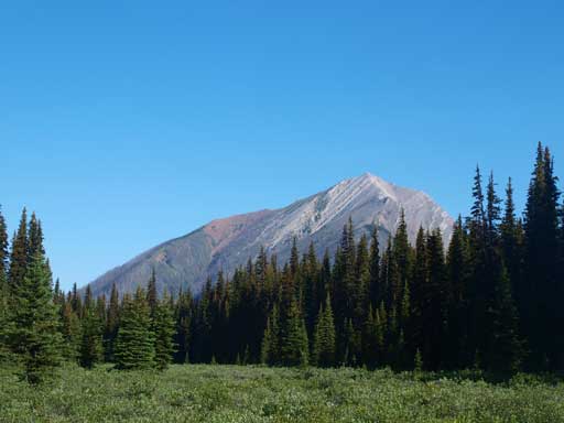 This is our objective. Finally got closer, but what you cannot see in this photo is the elevation loss...