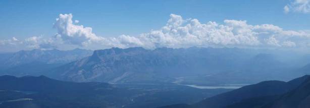 Panorama of Miette Range