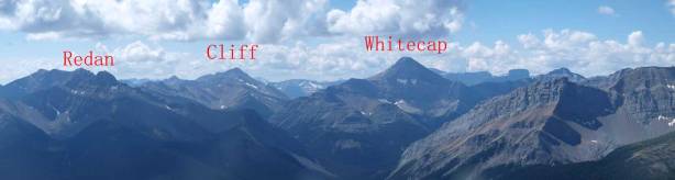Cliff Mountain and Whitecap Mountain.