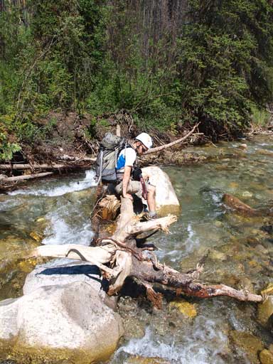 Crossing the creek