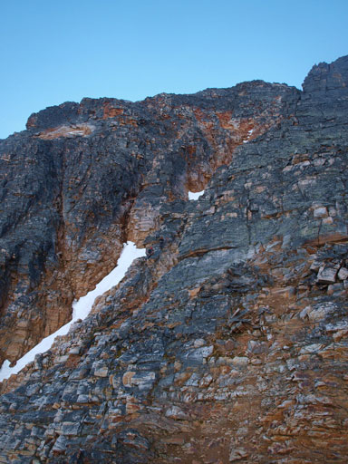 The route goes up right of center. Mod to diff scrambling