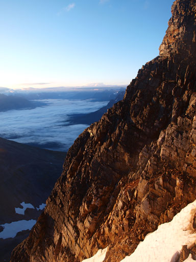 One of my favourite views from the lower ridge