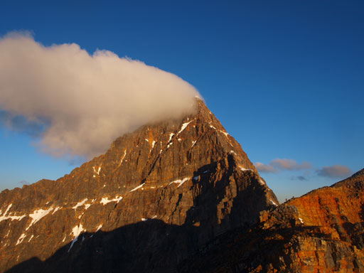 Finally, the upper ridge came into view