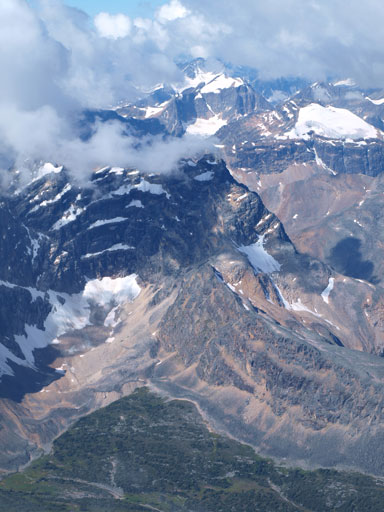 Chevron Mountain is impressive