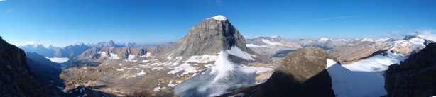 Panorama view from near this "crux"