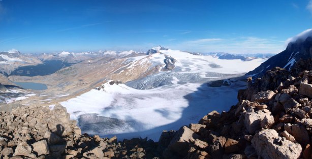 Panorama of Waputik Icefield