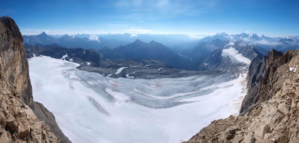 Panorama view of Beth Glacier on the other side