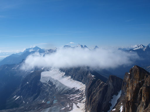 Some clouds were rollin' in quickly