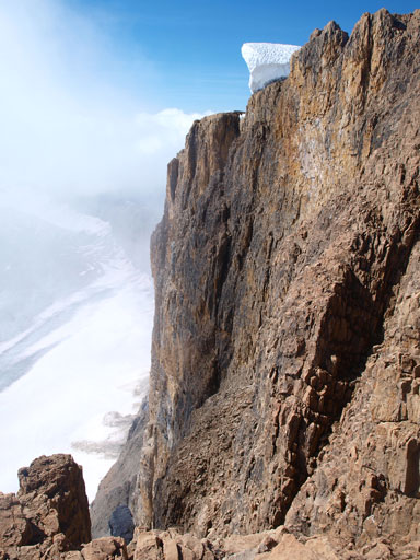 The shear drop down south and east side