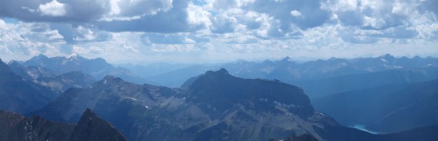 Looking deeply into BC over Wapta Mountain