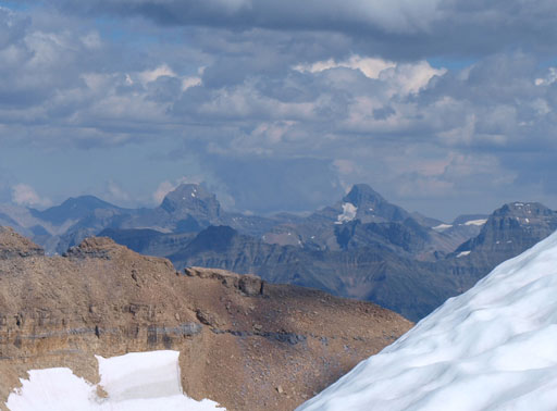 The distant giants, Douglas and St. Bride