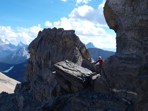 Rod coming back through the notch