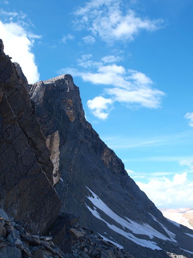 Looking back at Mount Niles