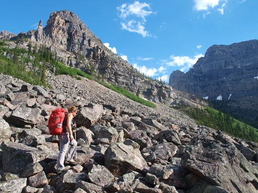 Now comes the boulders..