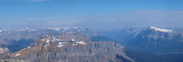 Monchy Icefield, and N. Saskatchewan River Valley, and Wilson