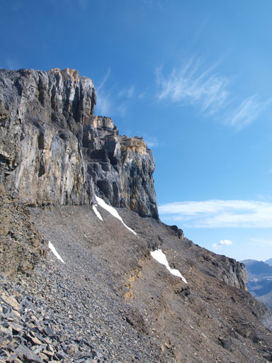 Beautiful view from our descent