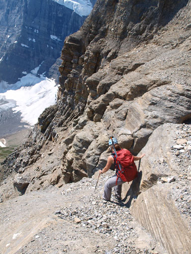 Andrea led the way down