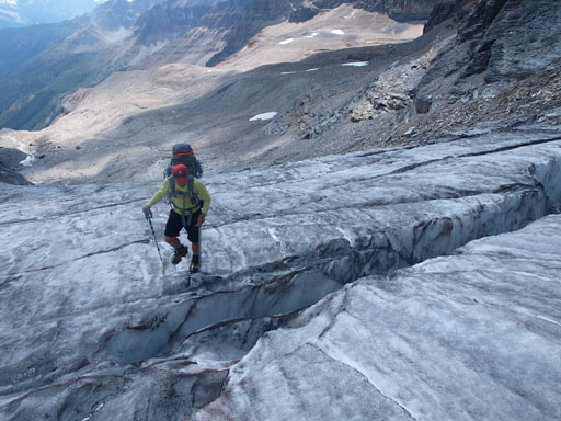 Started the glacier travel