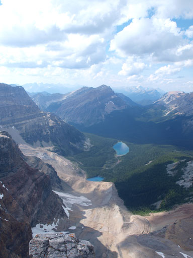 Looking north down to Wedgewood Lake