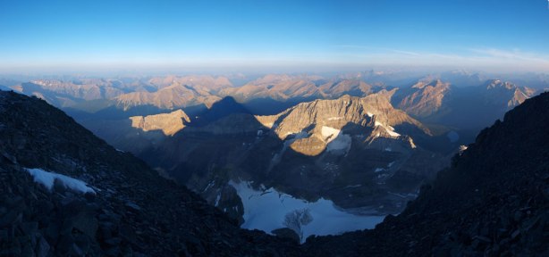 Panorama view from the summit