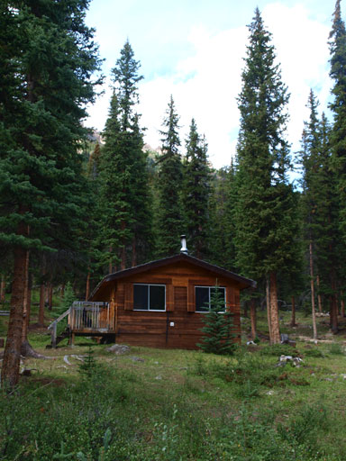 Finally we made to the warden cabin