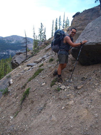 At least we managed not to slip into the torrent 