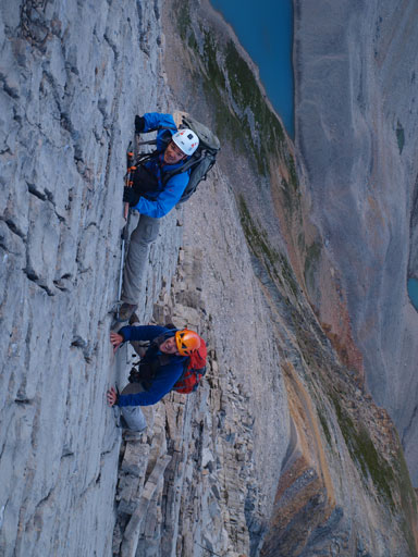 Good practice of slab climbing!
