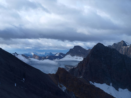 This icefield is rarely seen. It's between Clearwater and Willingdon