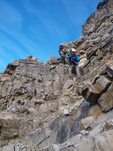 Traversing steep terrain