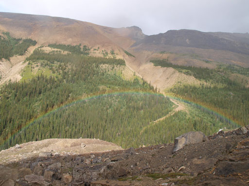 Another storm passed by, so another rainbow