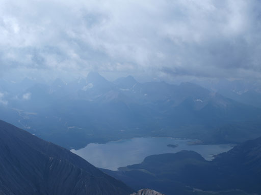 The south end of Spray Lake