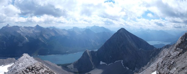 Mount Nestor still looked small