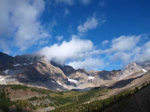 Looking towards the "backside" of Watermelon Peak