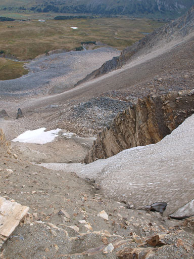 Looking down the other side...