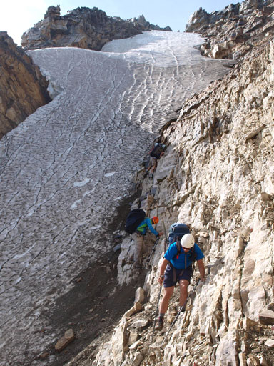 Terrain was very loose around here