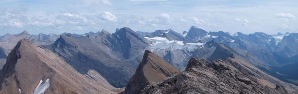 Cataract Peak, with Three Brothers Mountain in front