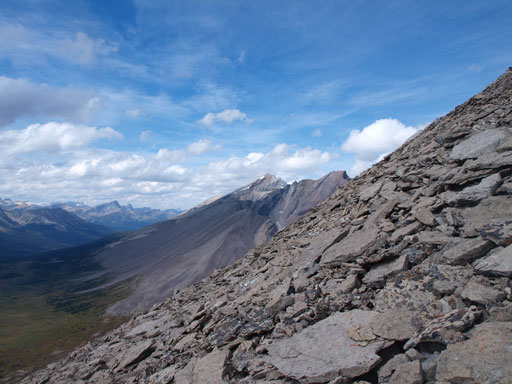 The typical terrain on this mountain. It goes on and on and on...