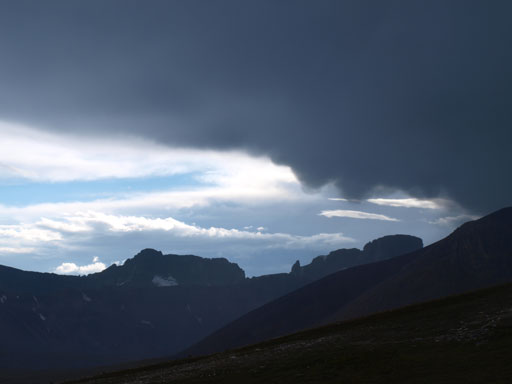 One of the many thunderstorms