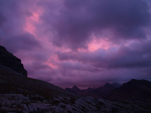 Morning view from our camp on the 2nd day