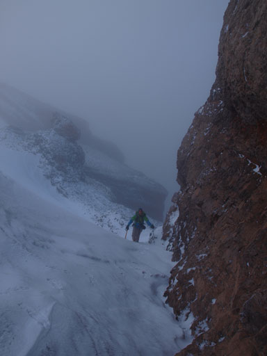 More about the south ridge. This is still before the crux