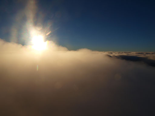 On top of the clouds!