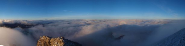 Oh wow. Panorama from near the summit!!!