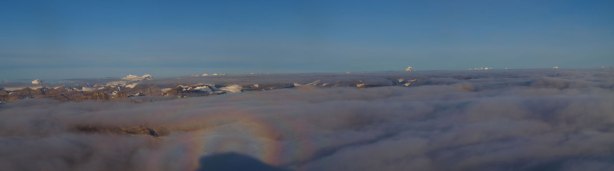 The Freshfield group on left; Forbes and Lyells on right