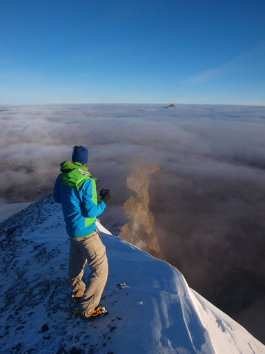 Vern soaking in the views