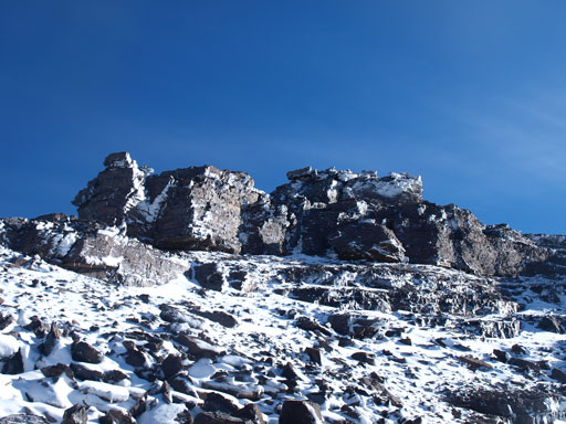 A lot of fresh snow on the mountains thank to the storms