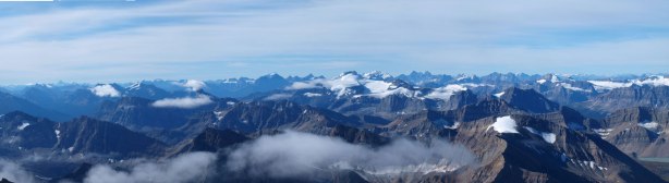 Panorama of Lake Louise Group