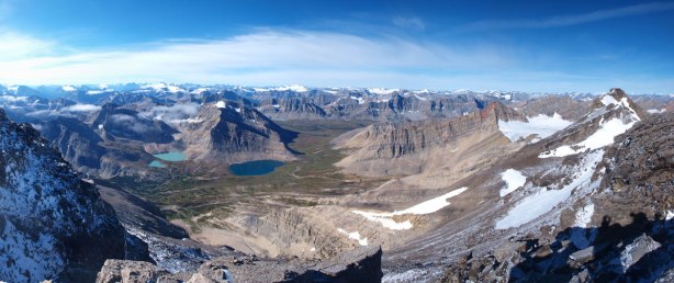 Panorama of Clearwater Valley side