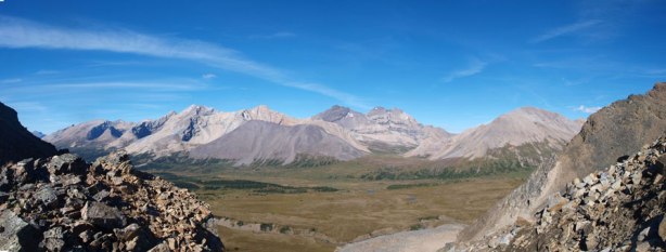 Panorama from Quartzite Col